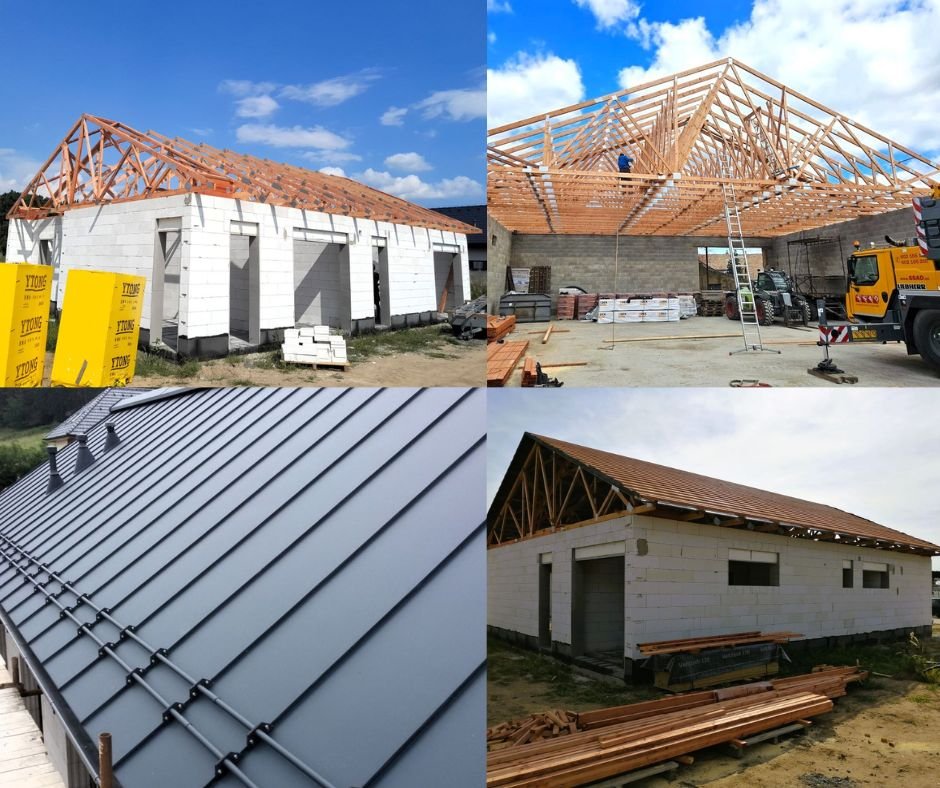 Referenční vazníky, střechy